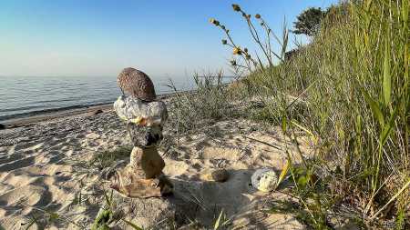 Tanke udfordrer natur på stranden